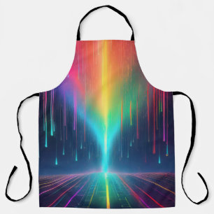 Rainbow Drip Trip Apron