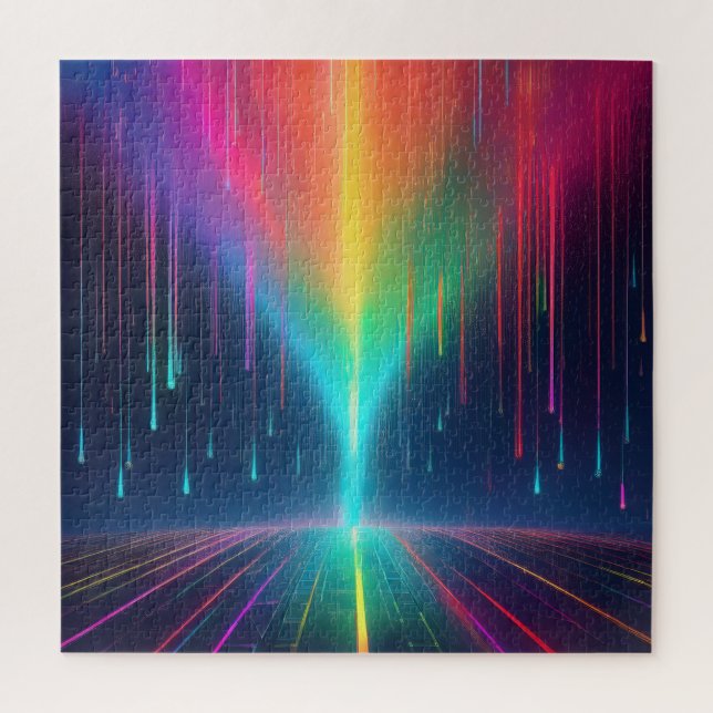 Rainbow Drip Trip Jigsaw Puzzle (Vertical)