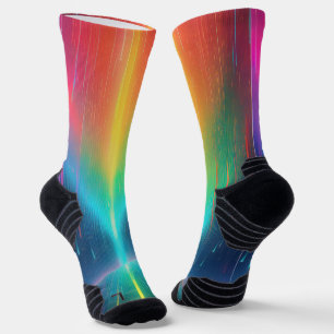 Rainbow Drip Trip Socks