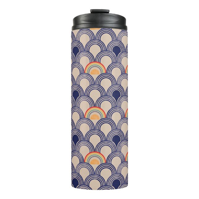 Rainbow Drop Thermal Tumbler (Front)