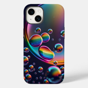 Rainbow Droplet Case-Mate iPhone 14 Case