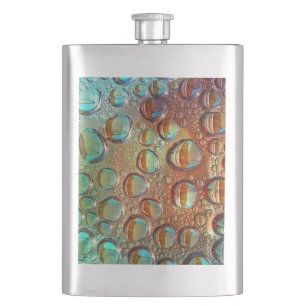 Rainbow Drops Hip Flask