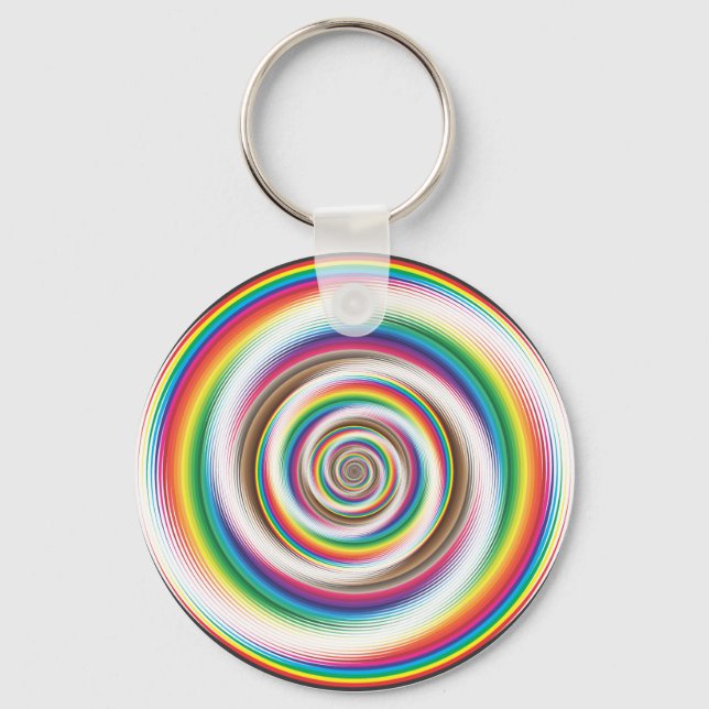 Rainbow effect keychain (Front)