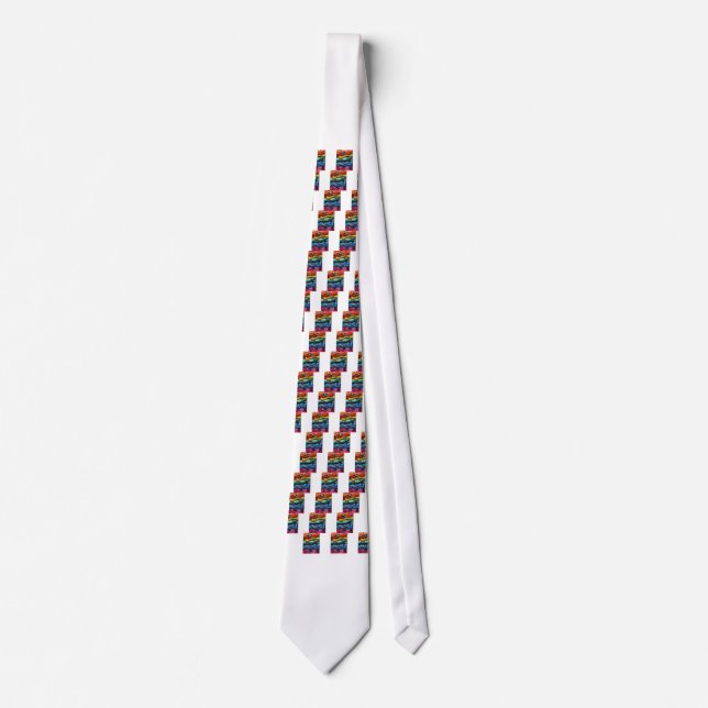 Rainbow Embroidery Floss | Threads | Sewing Tie (Front)