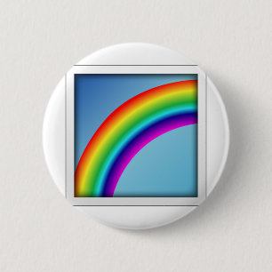 Rainbow - Emoji 2 Inch Round Button