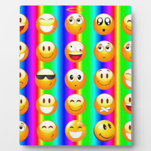 rainbow emoji plaque