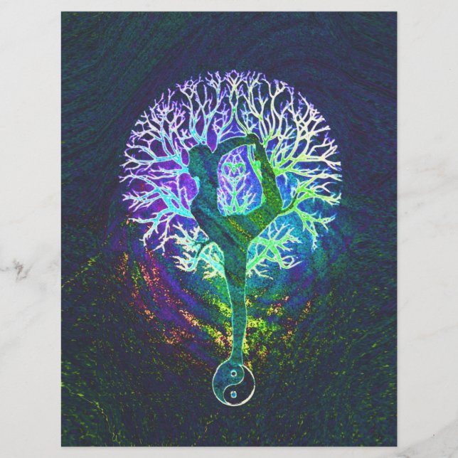 Rainbow Energy Yin Yang Yoga Flyer (Front)