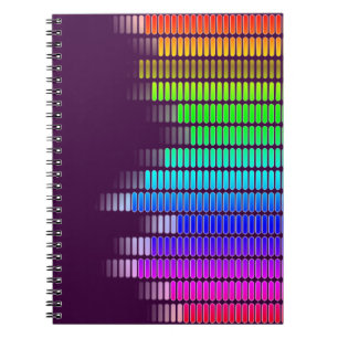 rainbow equalizer notebook