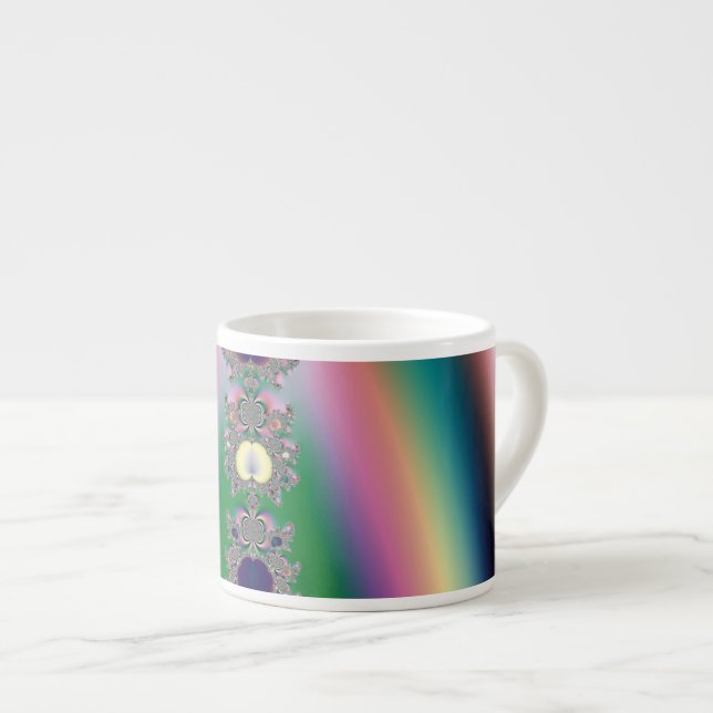 Rainbow Espresso Cup (Front Right)