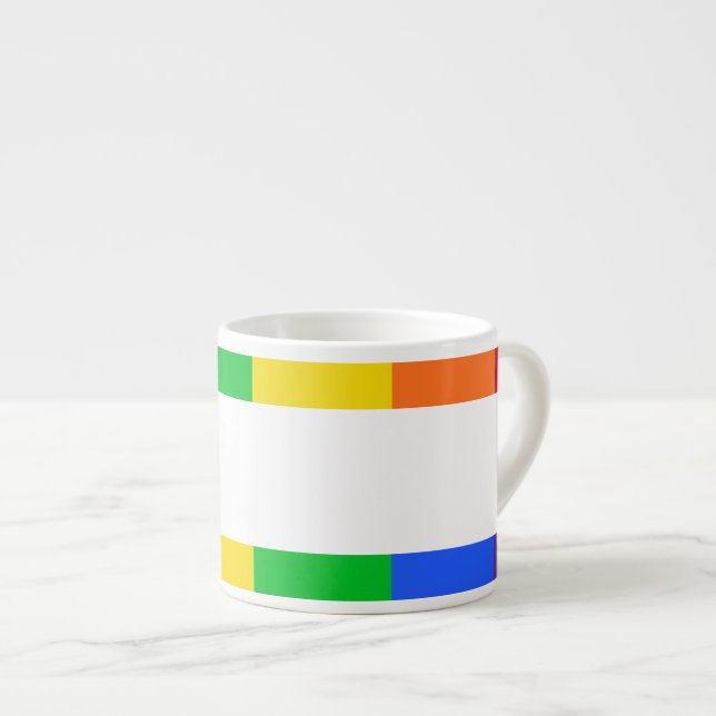 Rainbow Espresso Cup (Front Right)