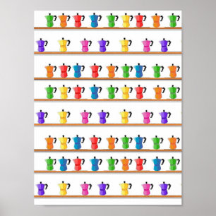 Rainbow Espresso Poster