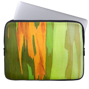 Rainbow Eucalyptus bark, Hawaii Laptop Sleeve