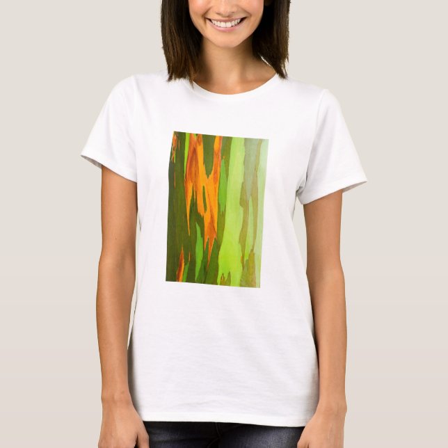 Rainbow Eucalyptus bark, Hawaii T-Shirt (Front)