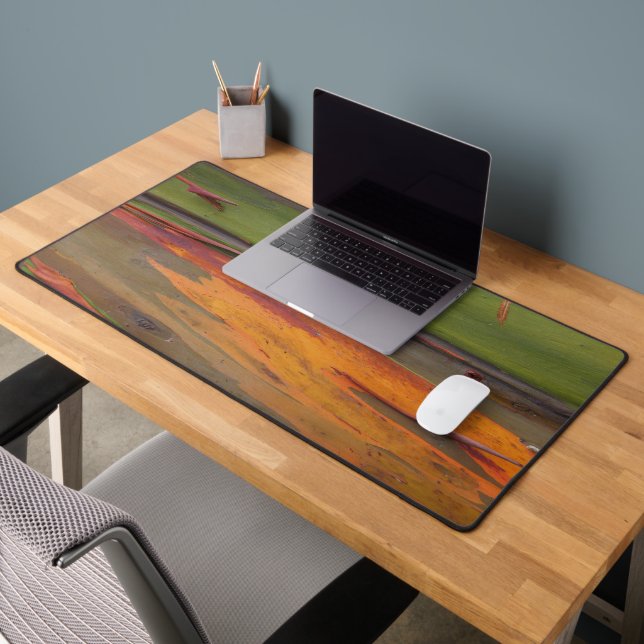 Rainbow Eucalyptus Desk Mat (Office 2)