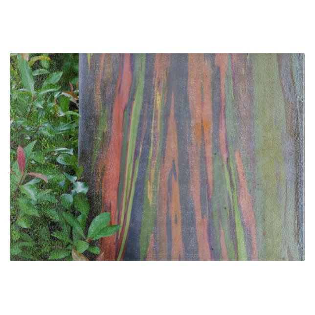 Rainbow Eucalyptus Tree Cutting Board (Front)