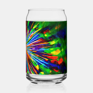 Rainbow Explosion  Can Glass