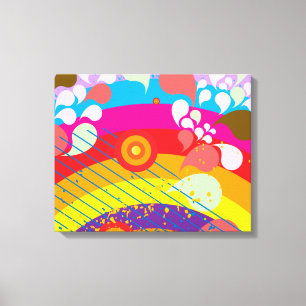 Rainbow Explosion Canvas Print
