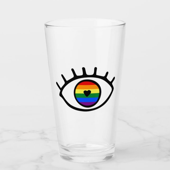 Rainbow Eye Glass (Front)