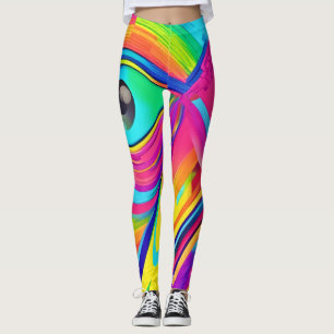 Rainbow Eye Wonder Art Leggings