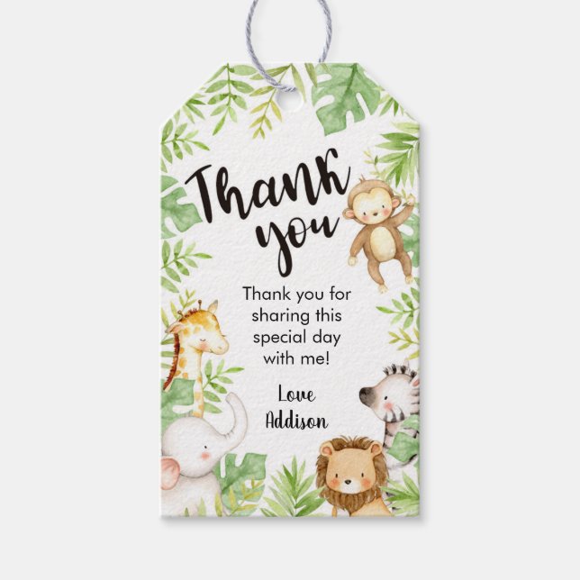 Rainbow Fairy Favour Tags (Front)