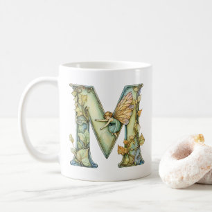 Rainbow Fairy Initial 'M' Coffee Mug