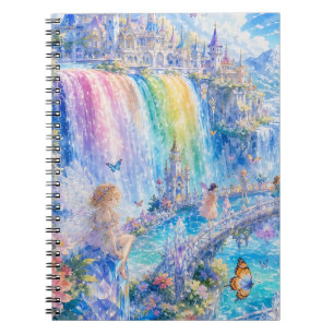 Rainbow Fairy Kingdom Spiral Notebook