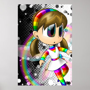 Rainbow fairy poster #1