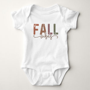 Rainbow Fall Vibes Baby Bodysuit