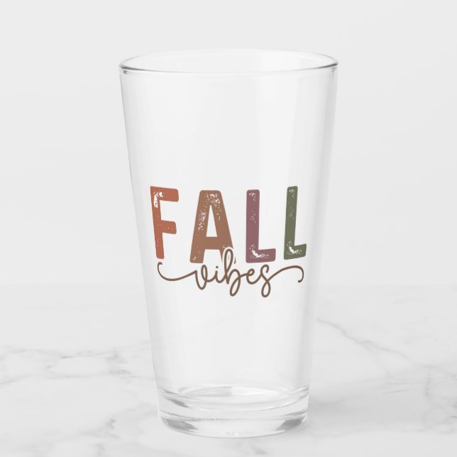 Rainbow Fall Vibes Glass (Front)
