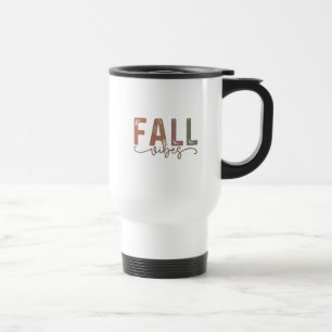 Rainbow Fall Vibes Travel Mug
