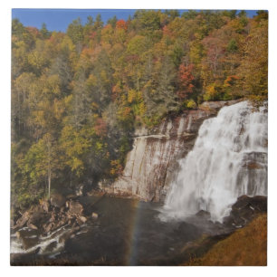 Rainbow Falls in Gorges State Park in North Tile
