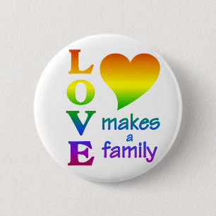 Rainbow Family button