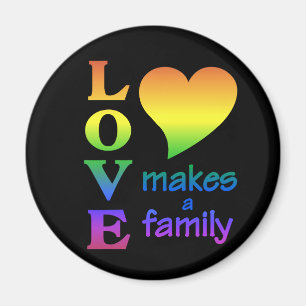 Rainbow Family magnet