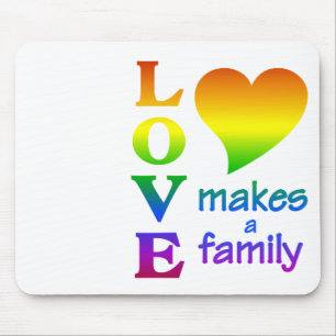 Rainbow Family mousepad, customize Mouse Pad
