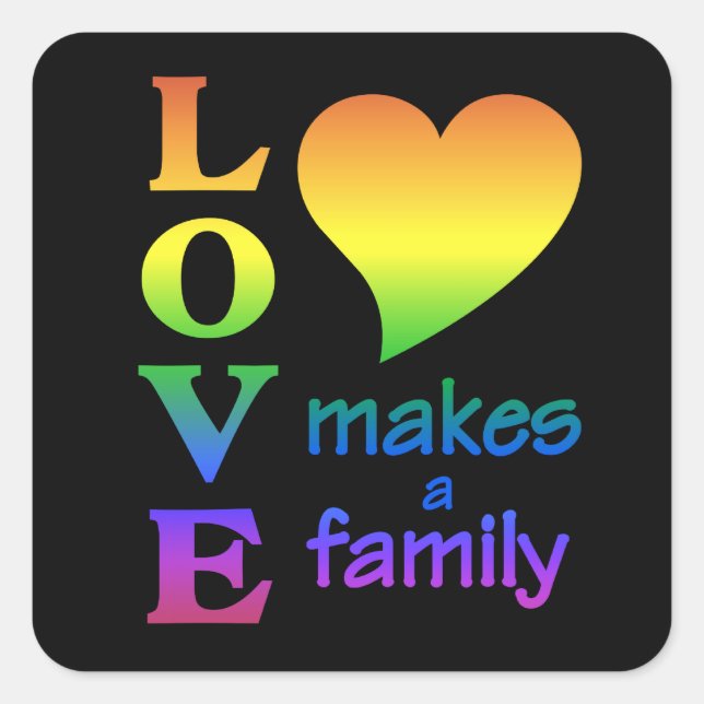 Rainbow Family stickers (Front)