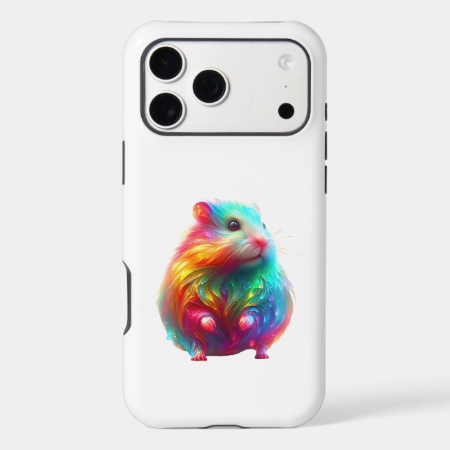 Rainbow Fantasy Hamster Art (Verso)