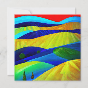 Rainbow Fantasy Hills Landscape