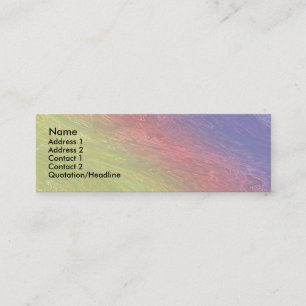 Rainbow Fantasy Mini Business Card