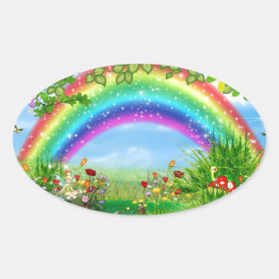 Rainbow fantasy stickers