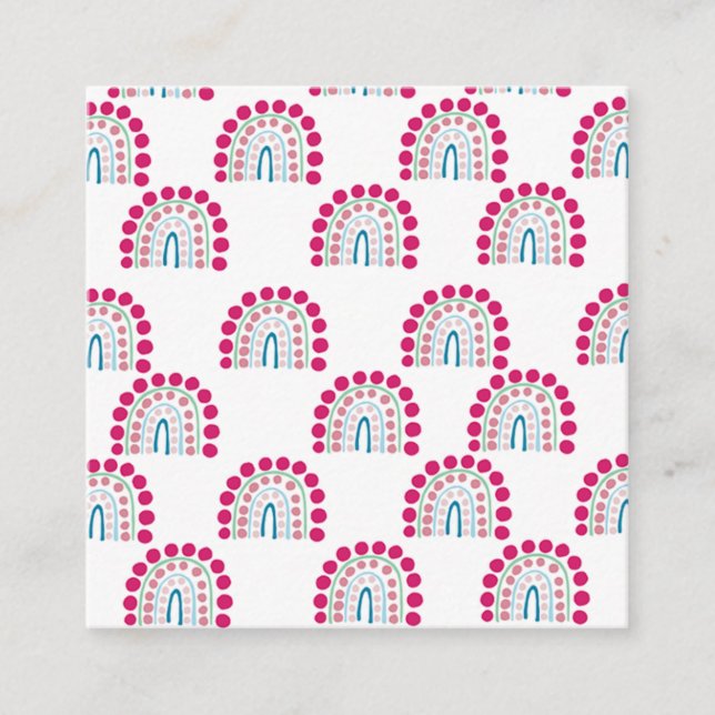 Rainbow Favour  Card (Front)