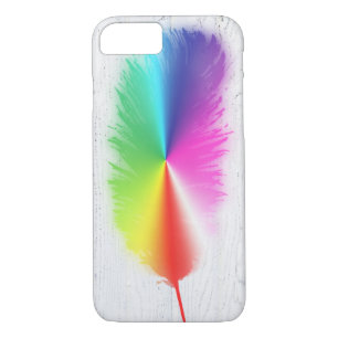 Rainbow Feather Case-Mate iPhone Case