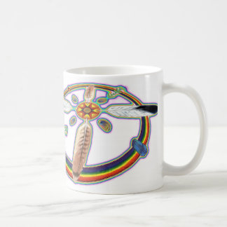 Rainbow Feathers Coffee Mug