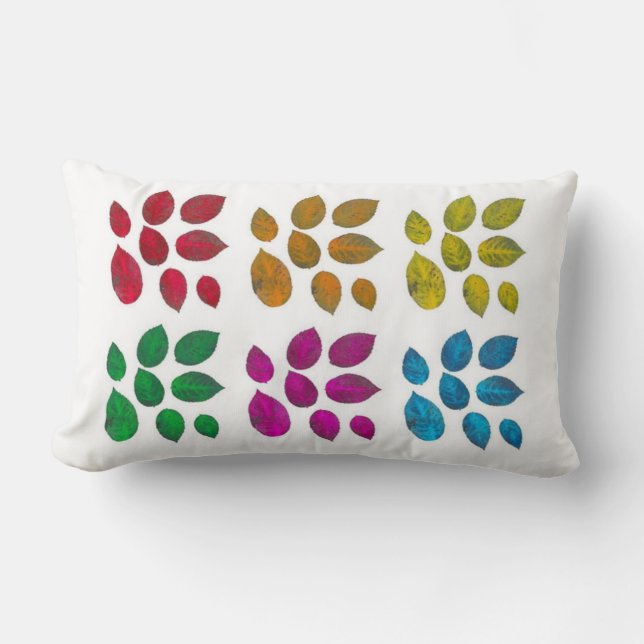 Rainbow Feuille American MoJo Coussin (Recto)