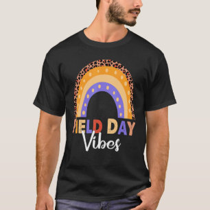 Rainbow Field Day Vibes Tie Dye Kids Boys Girls Te T-Shirt