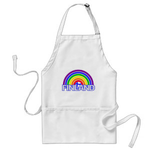 Rainbow Finland apron