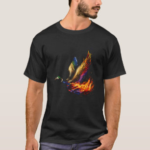 Rainbow Fire Duck Bird Lover Ornithology Idea T-Shirt