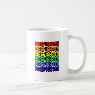 Rainbow Firefighter Coffee Mug