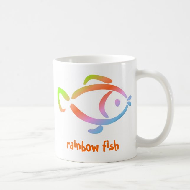 Rainbow fish coffee mug (Right)