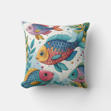 Rainbow Fish in Underwater