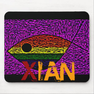 Rainbow Fish Mouse Pad
